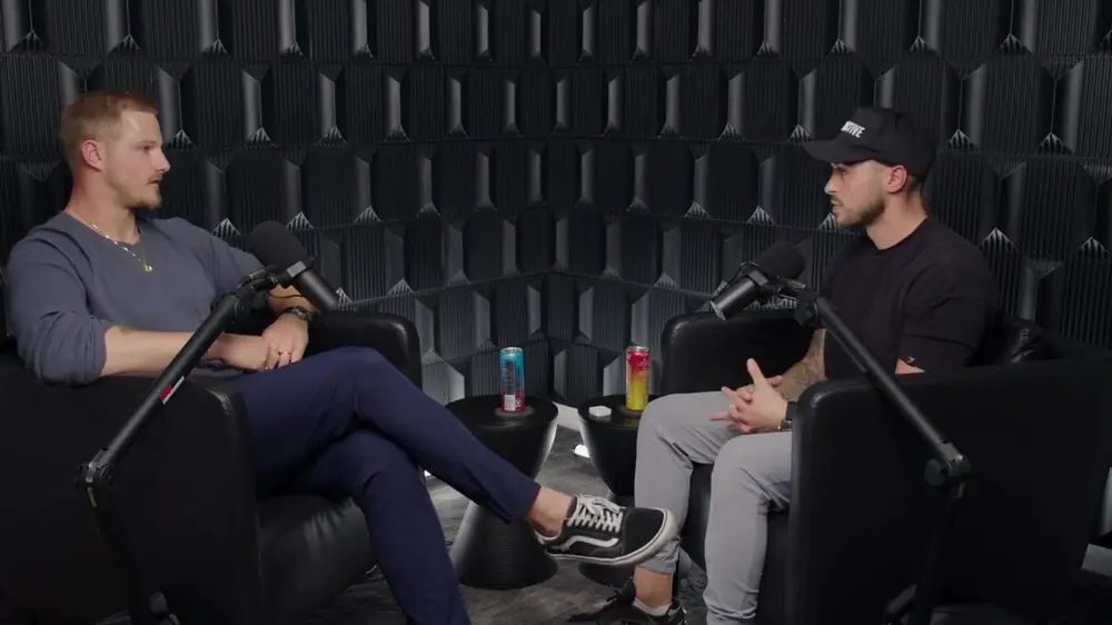 Eric with Alexander Ludwig on Sit Down With E
